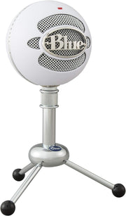 Blue Snowball iCE USB Condenser Microphone with Accessory Pack (White)