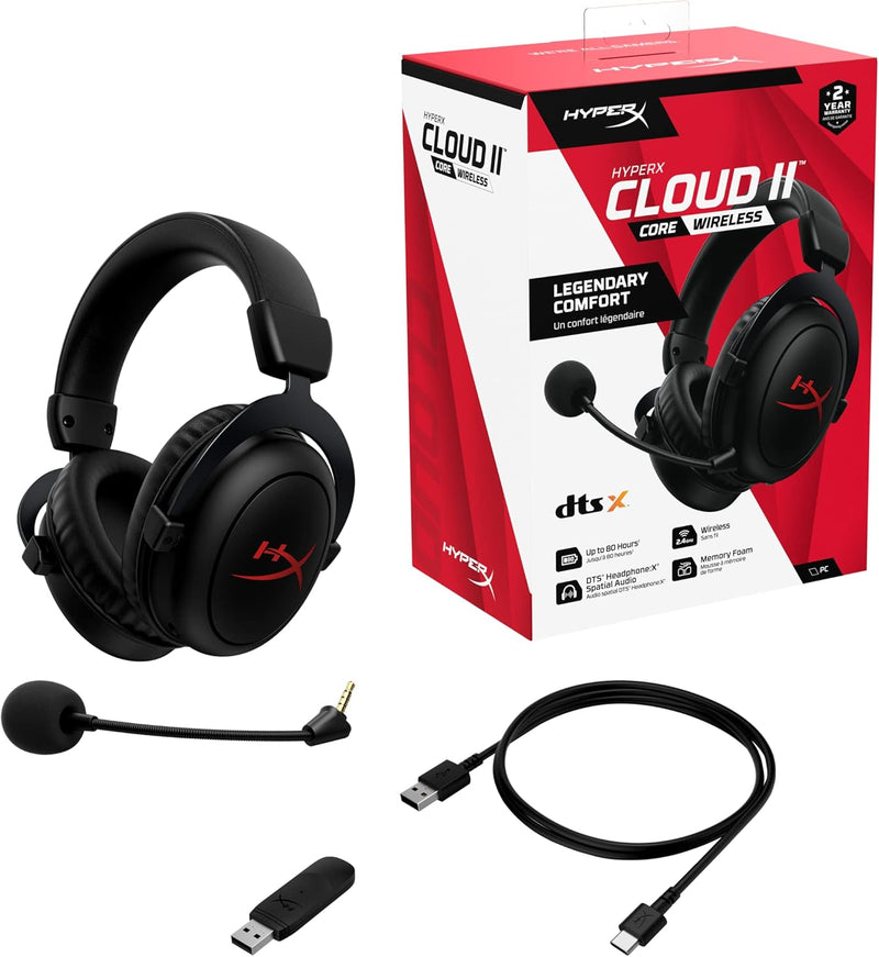 HyperX Cloud II Core - سماعة رأس لاسلكية للألعاب