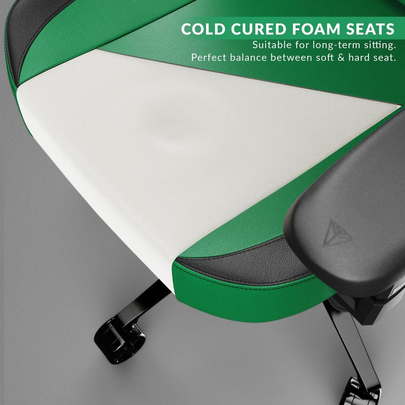 CYBEART | Slytherin Gaming/Office Chair - Harry Potter | 4D Armrest | Inbuilt Lumbar Support | Supreme PU Leather, Ergonomic, Recline & Tilt