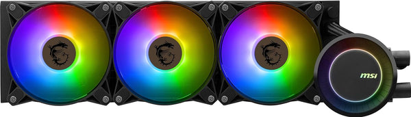 MSI MAG CORELIQUID E360 - AIO RGB CPU Liquid Cooler - 360mm Radiator - 3 x 120mm ARGB PWN Fans.