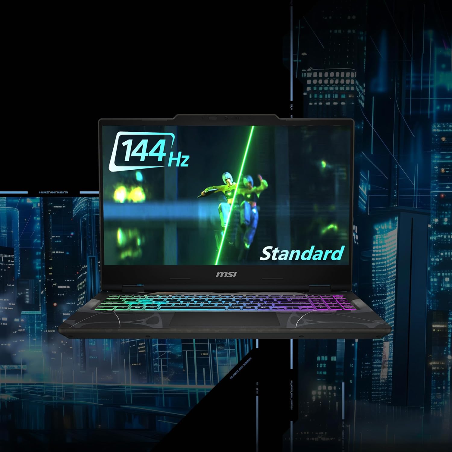 MSI Cyborg 15 B2RWFKG-265XAE 15.6" 144Hz Laptop - Core 7-240H - 16GB DDR5 RAM - 1TB SSD - RTX 5060 8GB - WIN 11 Pro K