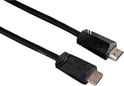 كابل HDMI عالي السرعة مع إيثرنت من Hama 122102 – بطول 5 أمتار، بدقة 4K Ultra HD، وسرعة نقل 10.2Gbps، ودعم ARC و3D، HDMI ذكر إلى HDMI ذكر – أسود