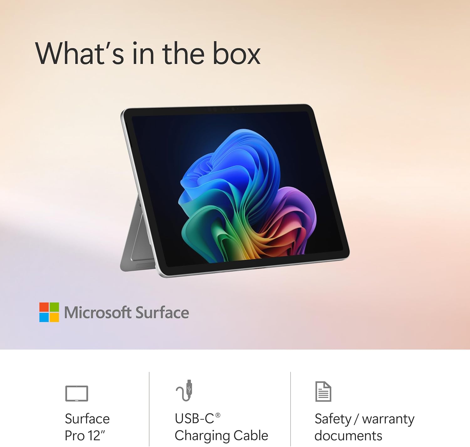 Microsoft Surface Pro for Business Copilot+ PC 12" Tablet Touch Display 90Hz - Snapdragon X Plus - 16GB RAM - 256GB  SSD - WIN 11 PRO