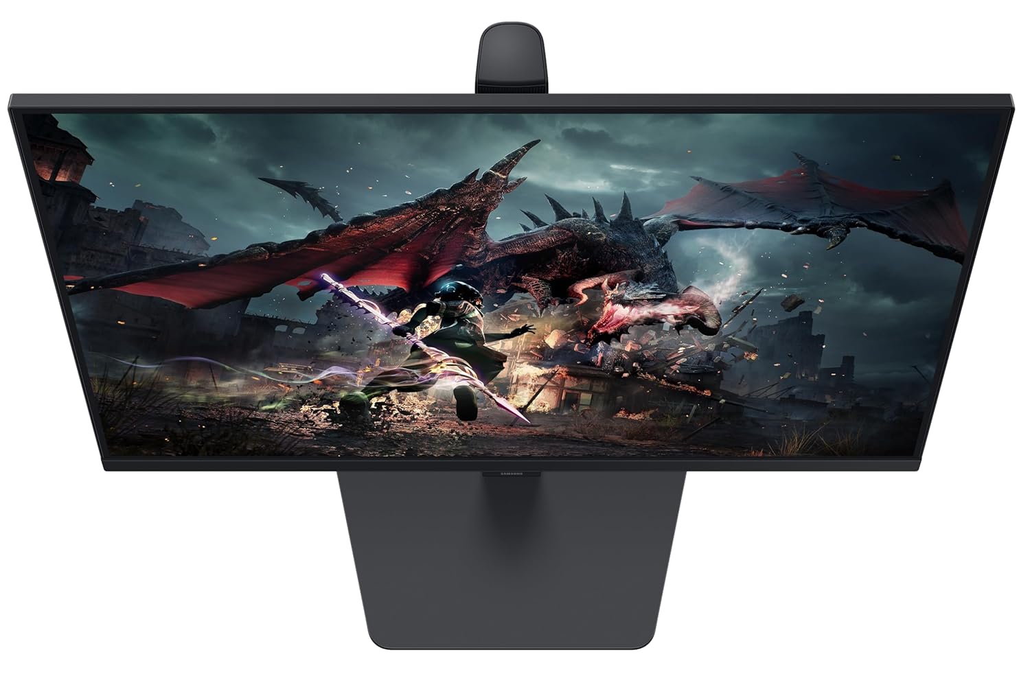 شاشة Samsung Odyssey G5 للألعاب IPS مسطحة 68.5 سم (27 بوصة) QHD (2,560 × 1,440)، 180 هرتز، 1 مللي ثانية (GTG)، AMD FreeSync، DP، HDMI، منفذ سماعة رأس، ضبط الارتفاع، الميل، التدوير، حامل دوار