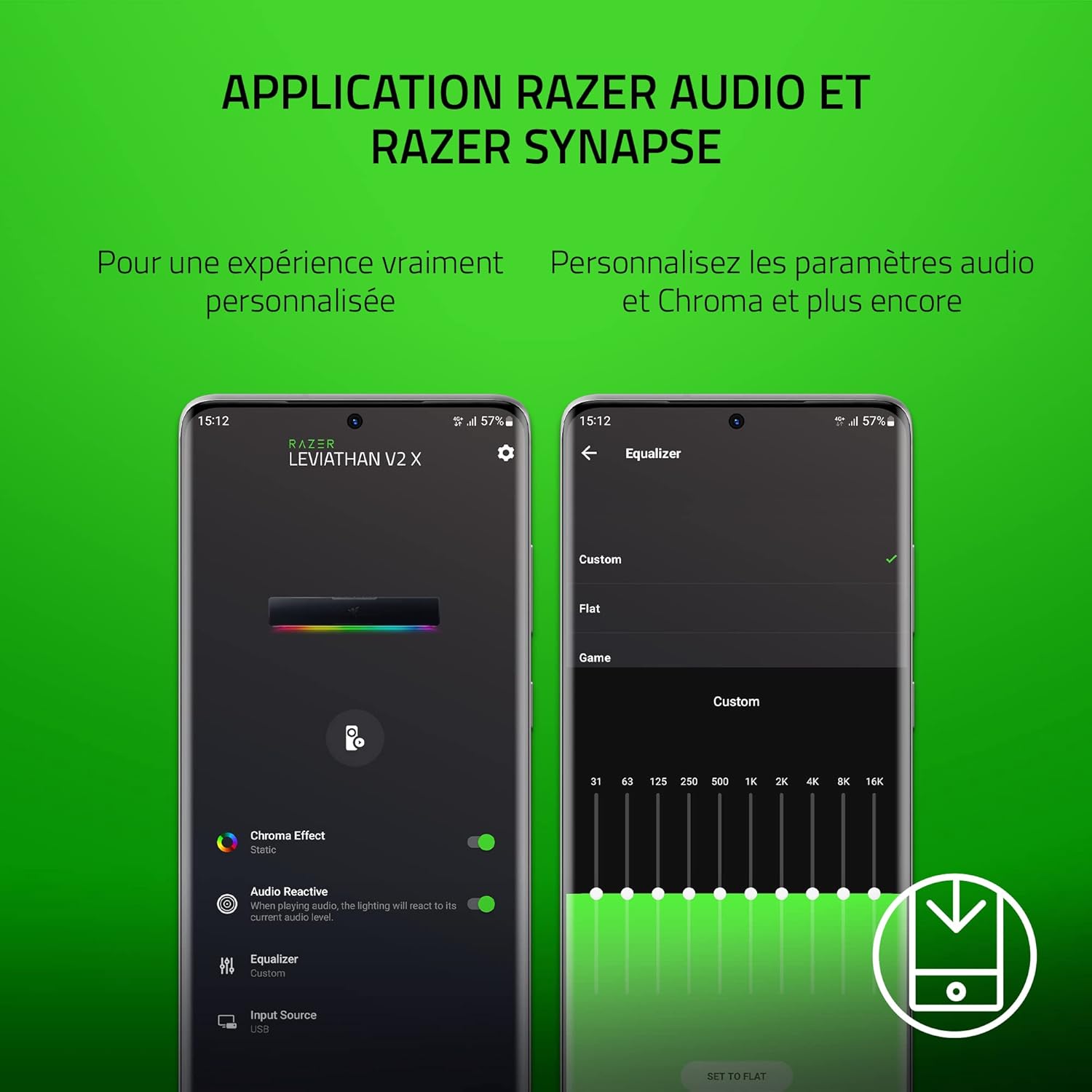 Razer Leviathan V2 X: PC Soundbar with Full-Range Drivers - Chroma RGB - USB Type C Power and Audio Delivery - Bluetooth 5.0 - for PC,-Laptop, Smartphones, Tablets & Nintendo Switch