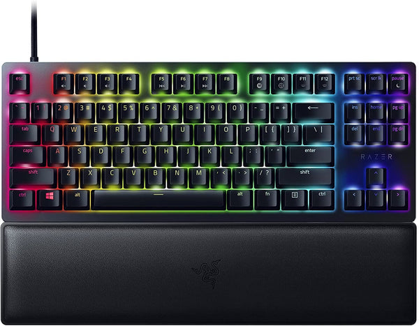 Razer Huntsman V2 Tenkeyless - لوحة مفاتيح الألعاب الضوئية (مفتاح أحمر خطي)