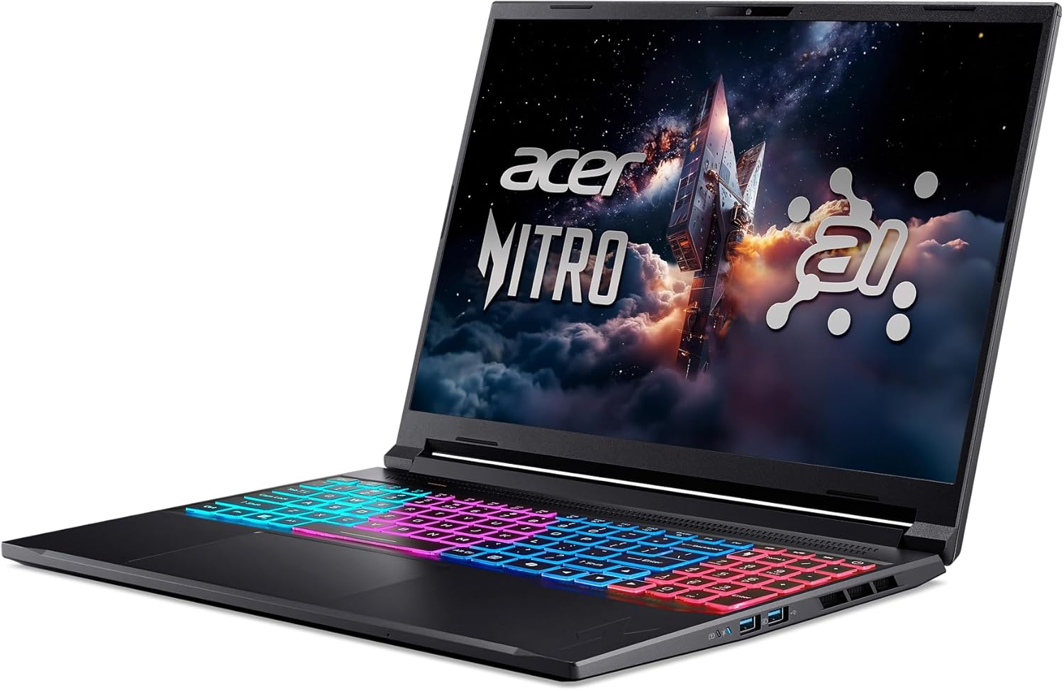 Acer Nitro V 16S Intel ANV16S-71-97BE - 16" IPS  180Hz - Intel Core 9 270H - 16GB RAM - 1TB SSD - NVIDIA  RTX 5070 8GB - WIN 11 PRO K