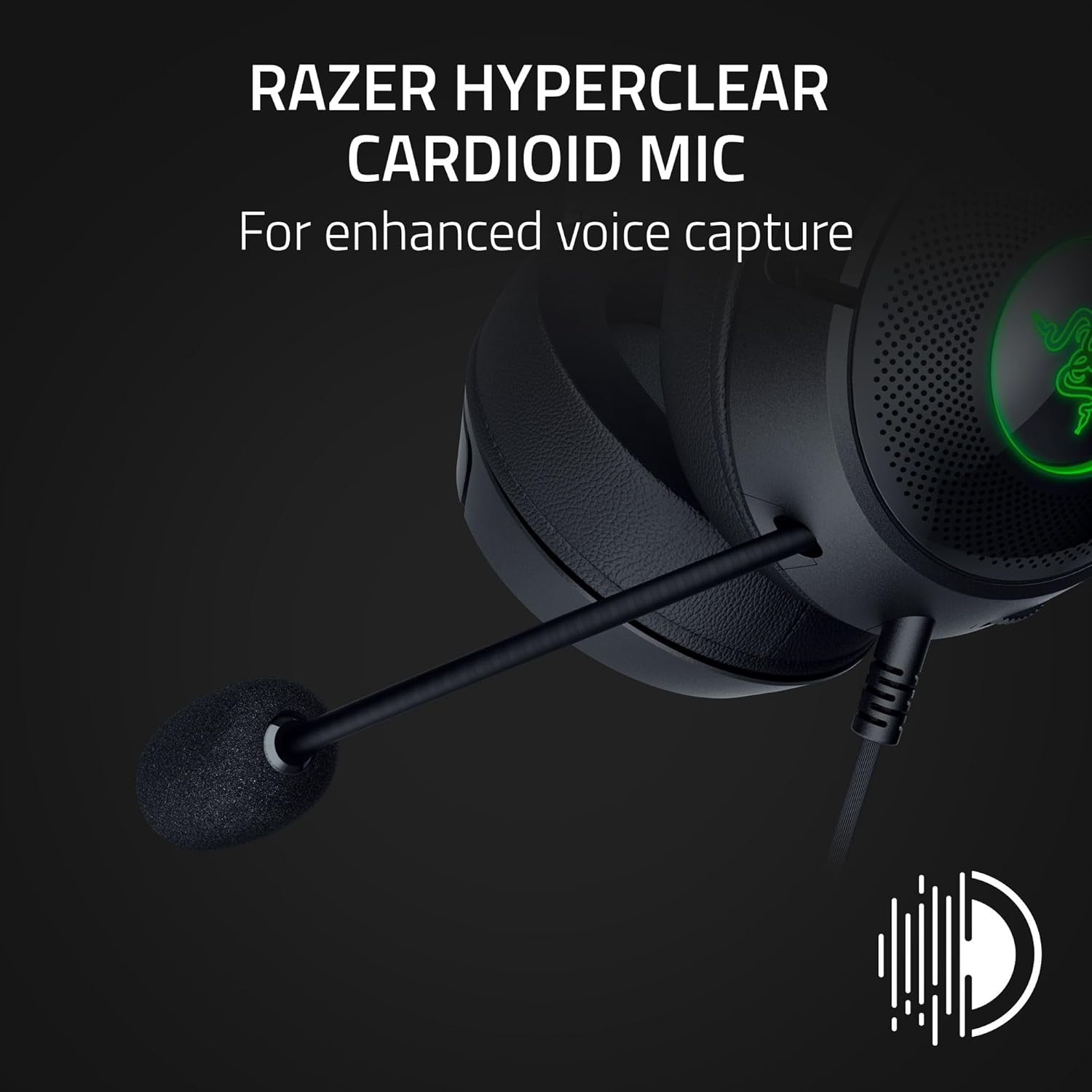 Razer Kraken Kitty V2 - Wired RGB Headset with Kitty Ears (Stream Reactive Lighting, HyperClear Cardioid Mic, Triforce 40mm Drivers, 7.1 Surround Sound) Black