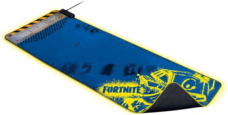 Razer Goliathus Chroma Gaming Mouse Pad with RGB Lighting - Fortnite Edition, Micro-Textured Cloth Surface, Non-Slip Rubber Base, Cable Catch for Cable Mgt, Extended Size, Blue