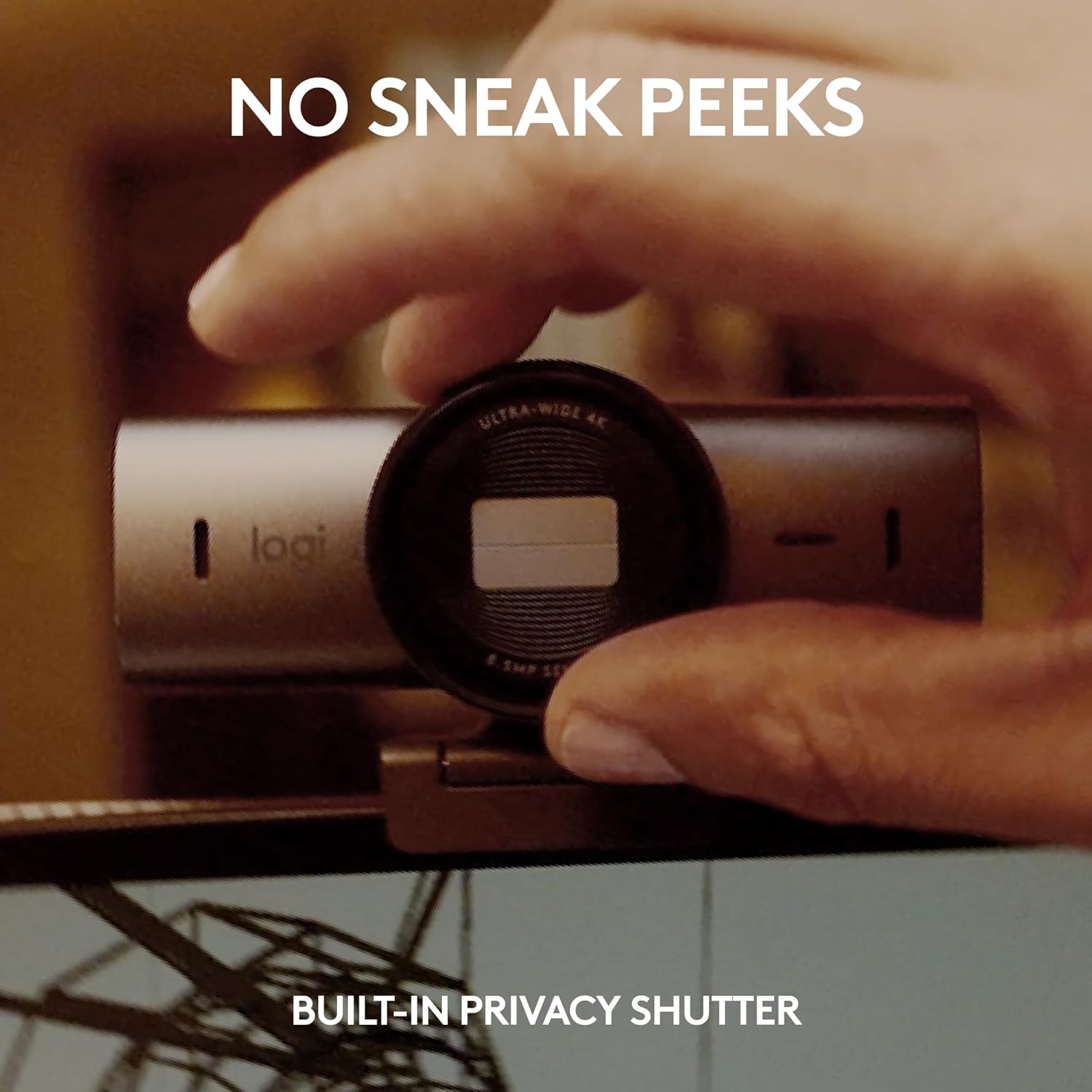 Logitech MX Brio 4K Webcam – AI‑Enhanced Ultra HD, USB‑C, Dual Beamforming Mics, Show Mode & Privacy Shutter