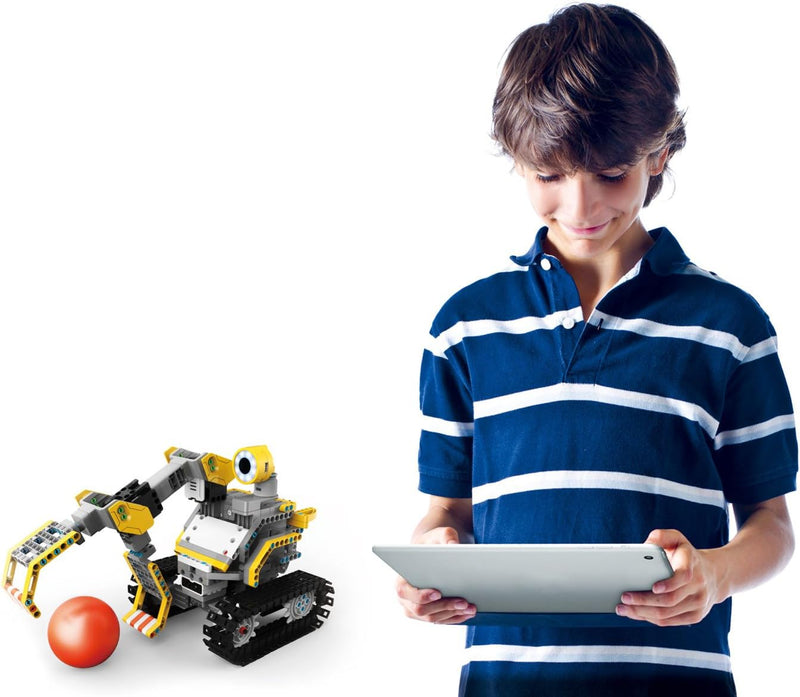 UBTECH Jimu Series TrackBot Kit، روبوت بناء آلي تعليمي ومتصل
