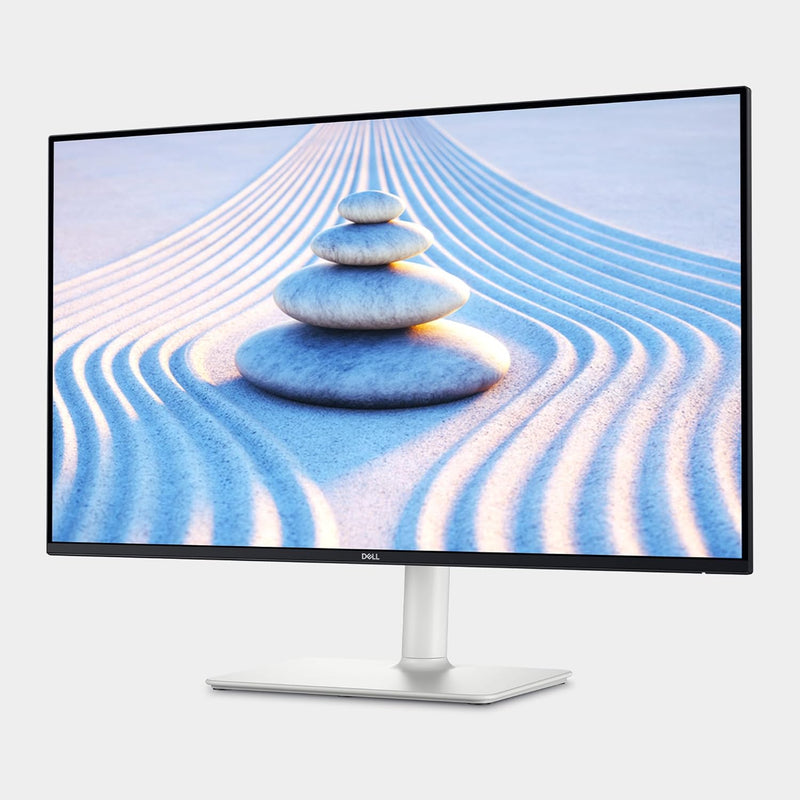 شاشة Dell S2725HS مقاس 27 بوصة، شاشة FHD (1920x1080)، معدل تحديث 100 هرتز، نسبة تباين 1500:1، TÜV Rheinland Eye Comfort 4 Star، مكبر صوت مدمج 2x5 وات، ارتفاع/إمالة/دوران/محور - لون أبيض رمادي