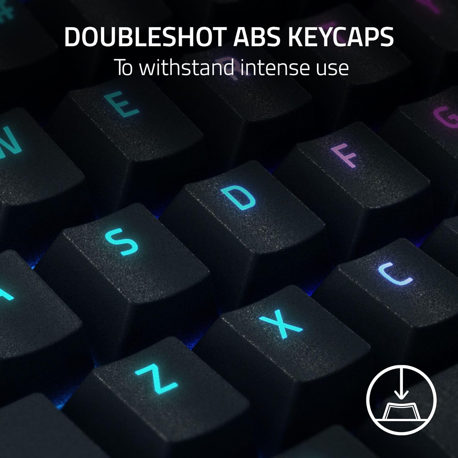 Razer BlackWidow V4 X - Fortnite Edition Mechanical Gaming Keyboard with RGB (Yellow Switches, 6 Custom Macro Keys, Doubleshot ABS Keycaps) QWERTY US Keyboard