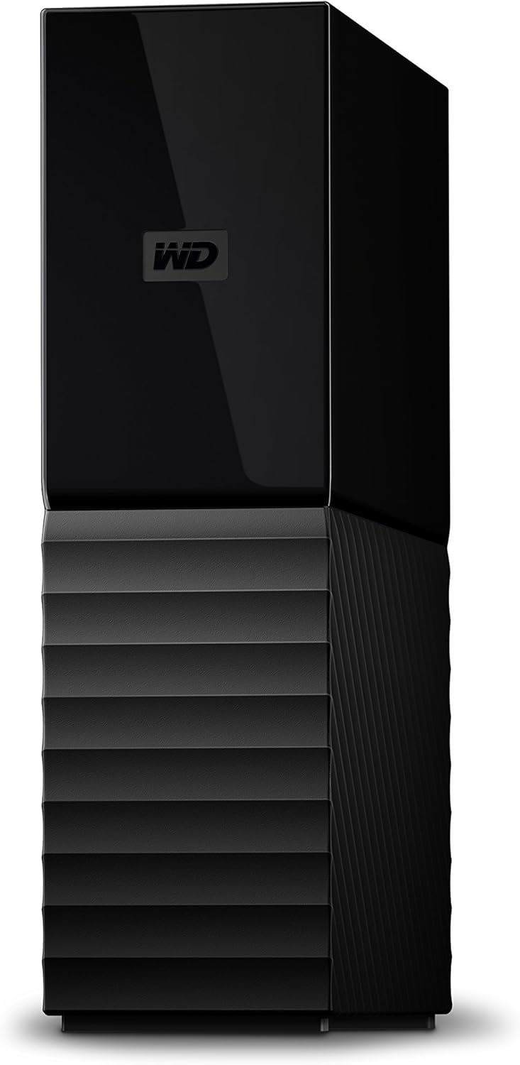WD My Book 14TB Desktop External Hard Drive, USB 3.2 Gen 1, 256-bit AES Encryption, Auto Backup