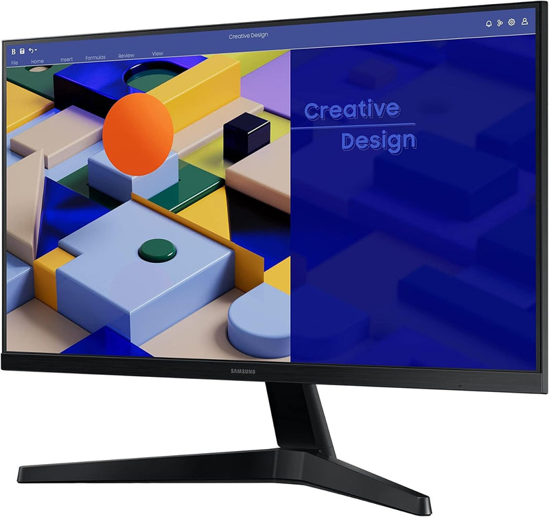 SAMSUNG 27'' S3 S31C Essential Full HD Flat Monitor, IPS Panel, 75Hz Refresh rate, Borderless Design, AMD FreeSync