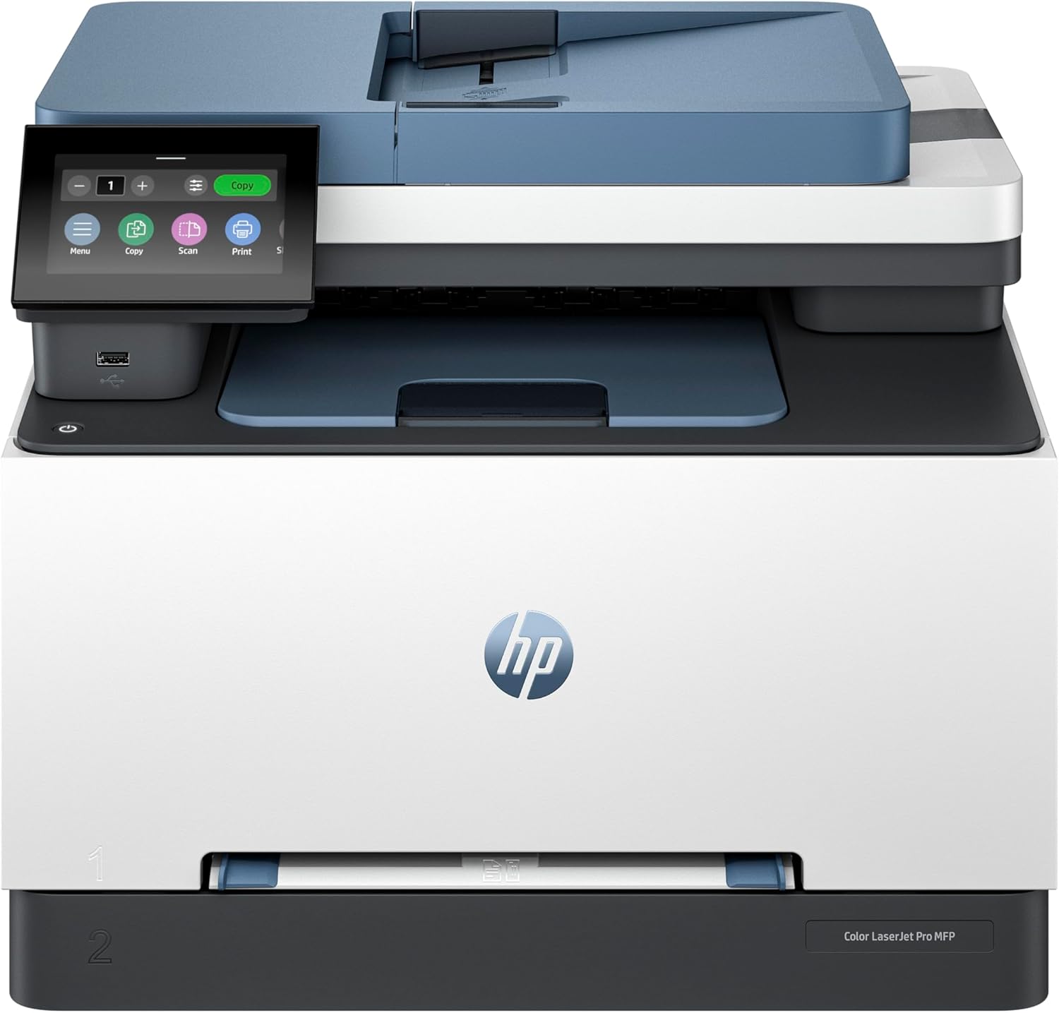 HP Color LaserJet Pro MFP 3303fdw – Fast Color Laser All-in-One (Print/Copy/Scan/Fax), 25 ppm, Auto Duplex, 4.3″ Touchscreen, Dual-Band Wi-Fi
