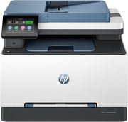طابعة HP Color LaserJet Pro MFP 3303fdw متعددة الوظائف - طابعة ليزر ملونة سريعة متعددة الإمكانات (طباعة/نسخ/مسح ضوئي/فاكس)، 25 صفحة في الدقيقة، طباعة تلقائية على الوجهين، شاشة لمس 4.3 بوصة، واي فاي ثنائي النطاق