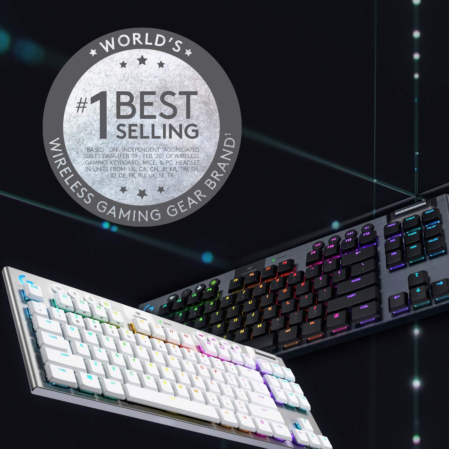 Logitech G915 X LIGHTSPEED TKL – Ultra-Slim Wireless RGB