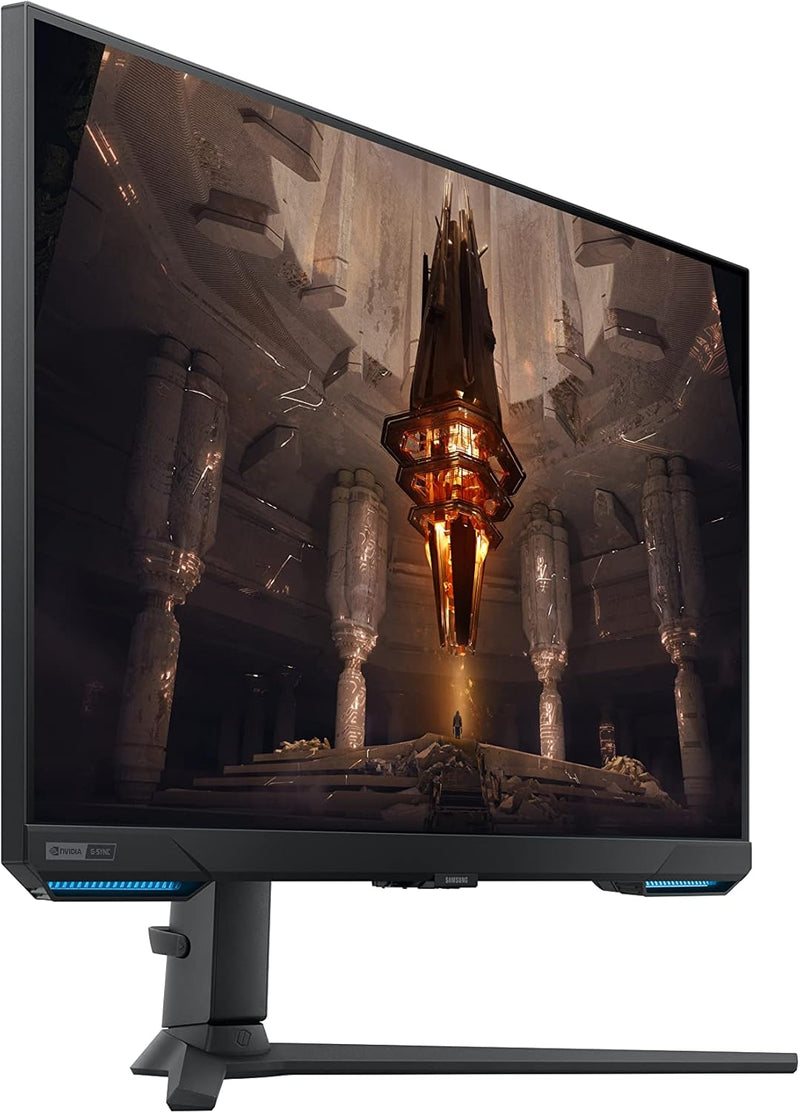 SAMSUNG Odyssey G70B Series 32-Inch 4K UHD Gaming Monitor, IPS Panel, 144Hz, 1ms, HDR 400, G-Sync and FreeSync Premium Pro Compatible, Ultrawide Game View