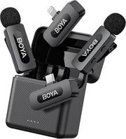 Boya BY-V3 Combo Wireless Microphone for iPhone, Android