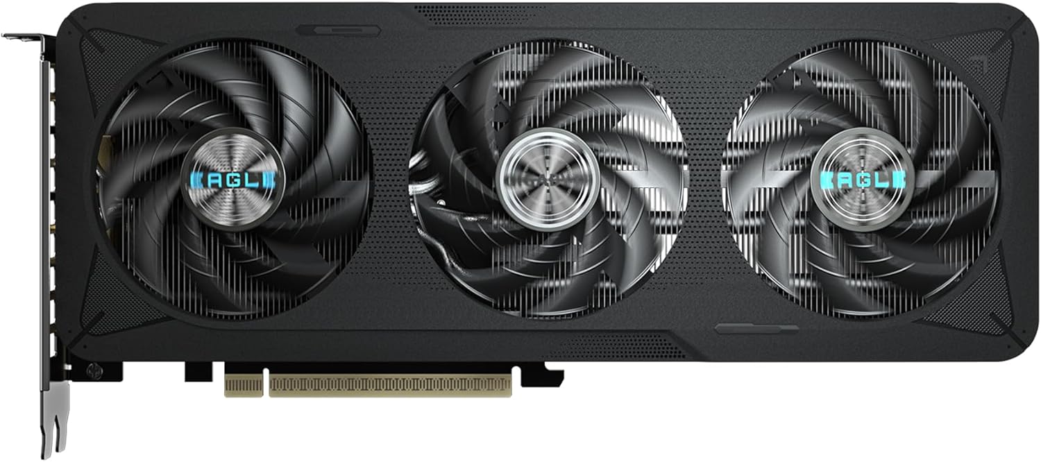 GIGABYTE GeForce RTX 5060 EAGLE MAX OC 8GD – 8 GB GDDR7, 128-bit, PCIe 5.0, 2550 MHz Boost, WINDFORCE Cooling, DisplayPort 2.1b×3 & HDMI 2.1b