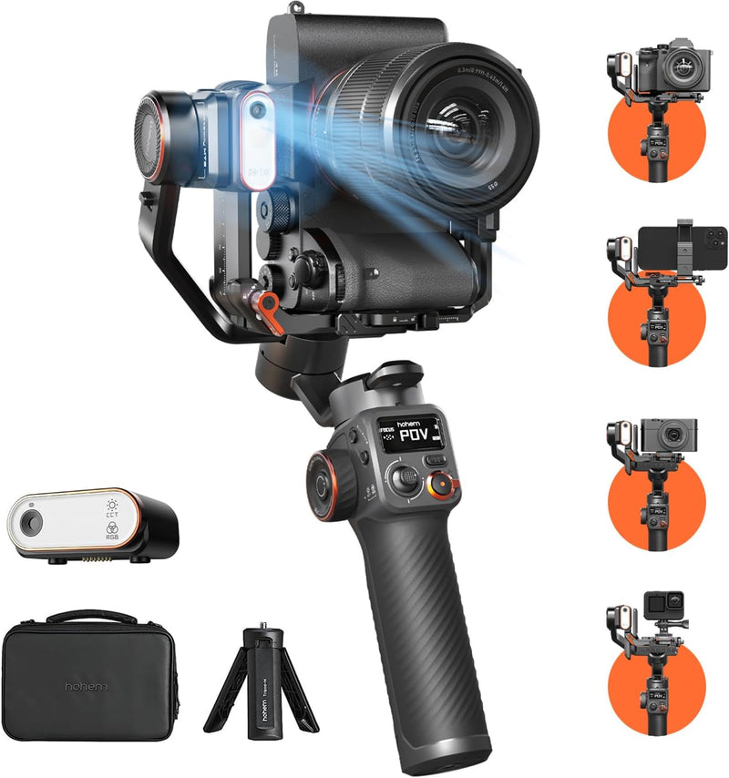 Hohem iSteady MT2 3-Axis Smartphone and Camera Gimbal Stabilizer Kit