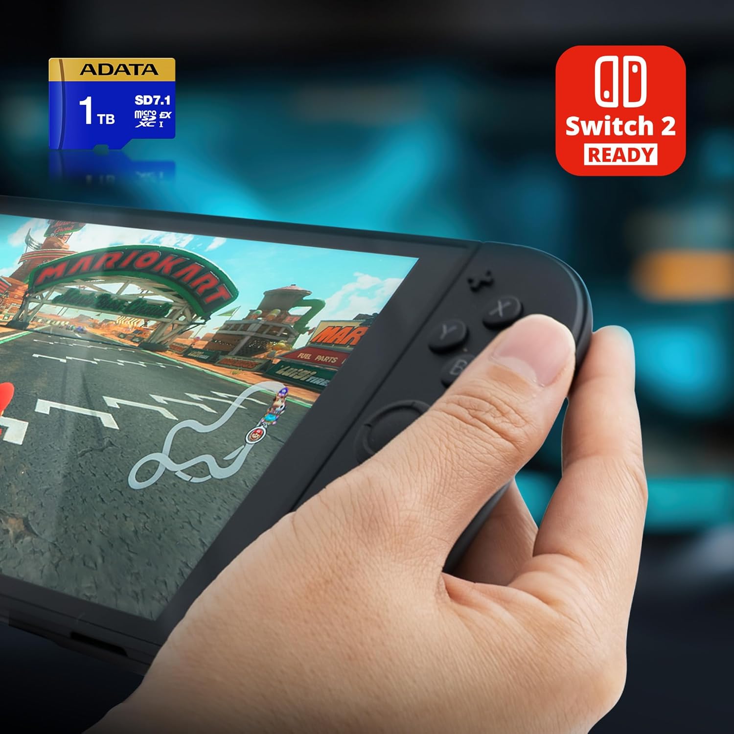 ADATA Premier Extreme microSDXC 1TB (SD 7.1 Express) – Up to 800MB/s Read, 700MB/s Write, V30 U3 C10, PCIe Gen3 x1, Nintendo Switch 2 Ready – High-Speed 4K Video & Gaming Memory Card