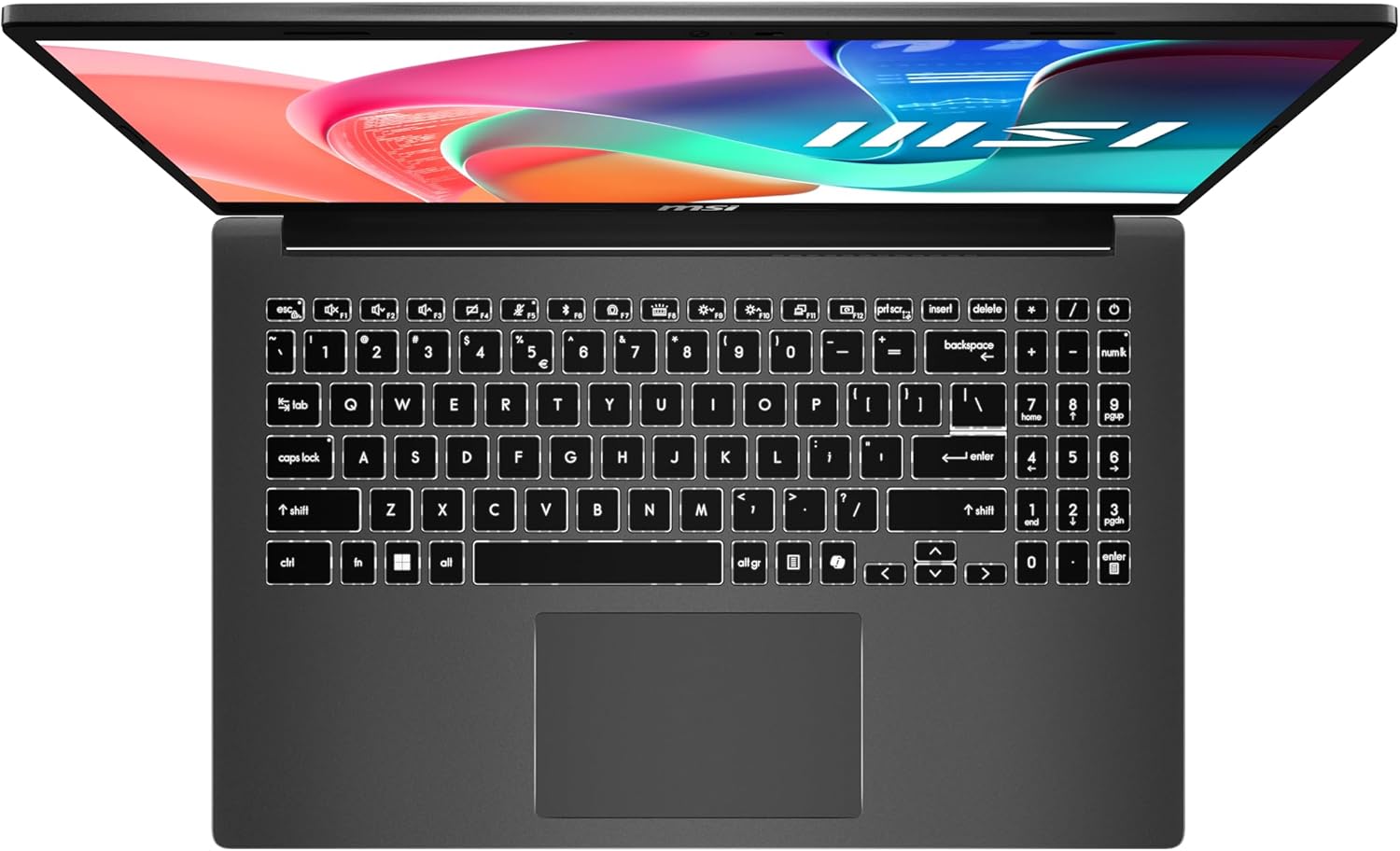 لابتوب MSI Modern 15 F13M بشاشة 15.6 بوصة عالية الوضوح - معالج Core i5-1334U - ذاكرة وصول عشوائي (RAM) سعة 16 جيجابايت - قرص SSD سعة 512 جيجابايت - نظام تشغيل Windows Pro K