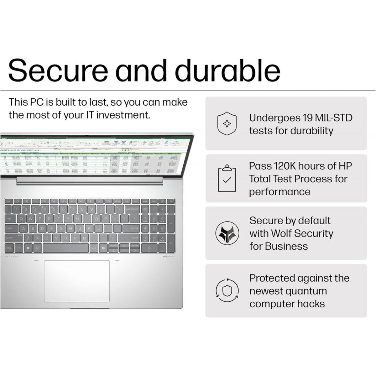HP ProBook 460 G11 Business Laptop - 16" WUXGA 60Hz - Intel Core Ultra 5 125U - 8GB RAM - 512GB SSD - Shared - WIN 11 PRO K