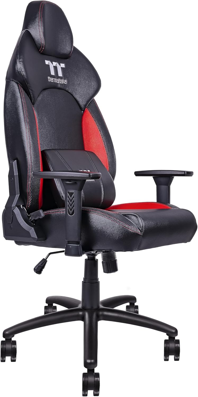 كرسي الألعاب Thermaltake V Comfort باللونين الأسود والأحمر 