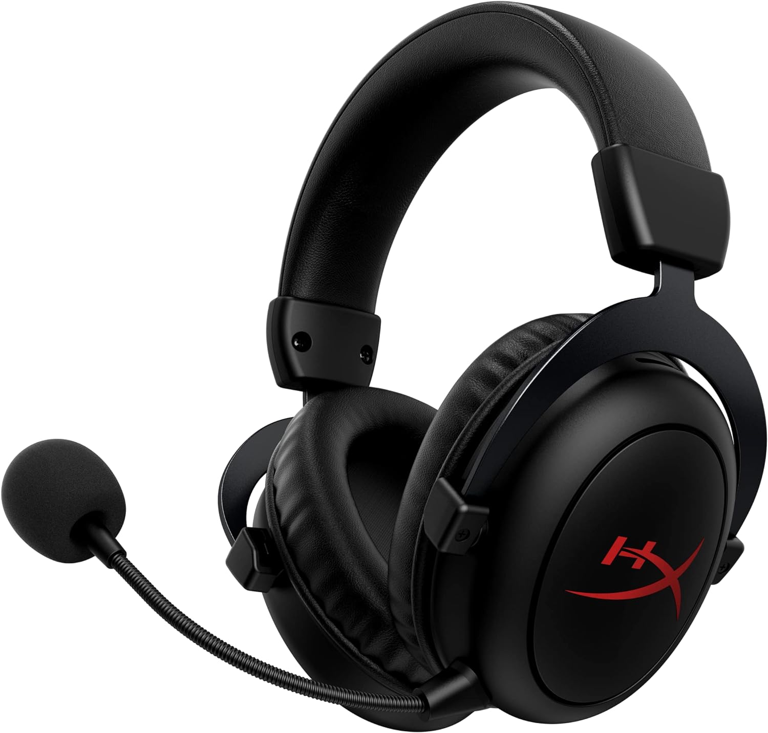 HyperX Cloud II Core Wireless Gaming Headset – 80-Hour Battery, DTS:X Spatial Audio, 53mm Drivers, Noise-Canceling Mic