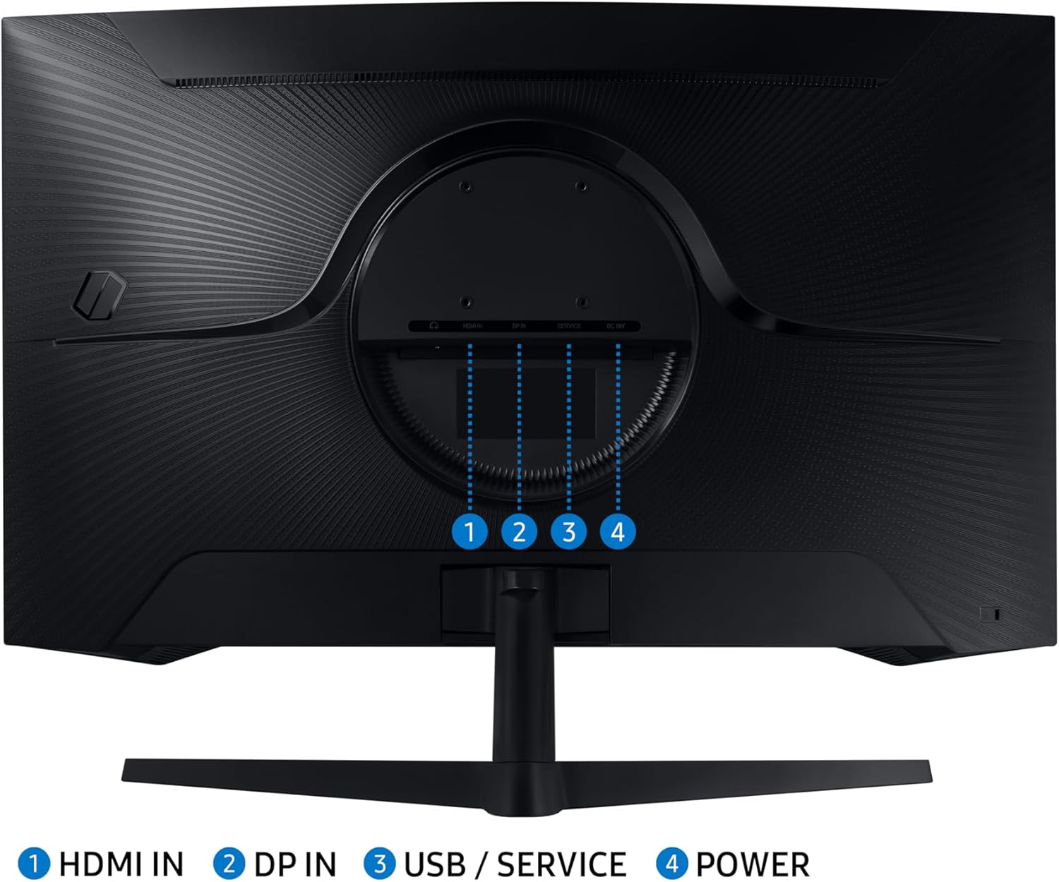 Samsung Odyssey G5  27" Gaming Monitor - QHD 2560x1440, 1000R Curved, 165Hz, 1ms, HDR10