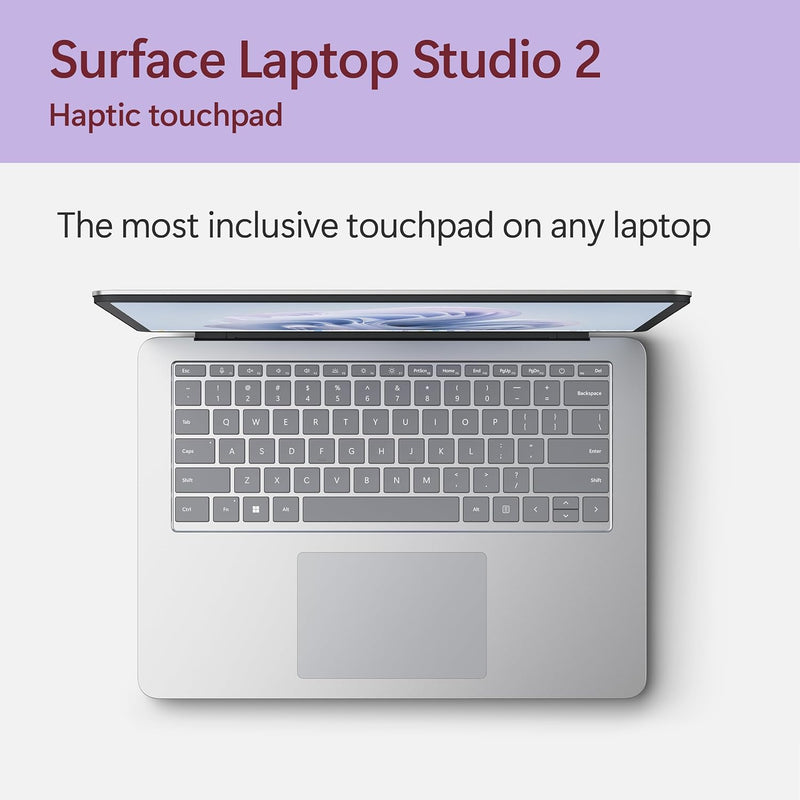 Microsoft Surface Laptop Studio 2 for Business 14.4"- Core i7-13800H - 16GB RAM - 512GB SSD -  NVIDIA RTX 4050 GPU 6GB - Windows 11 Pro