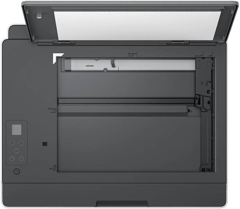 HP Smart Tank 520 All-in-One Printer, 27 Segments + 1" iCON LCD Display, 12ppm Black & 5ppm Color Print Speed, 10cpm Black & 2cpm Color Copy Speed, Up to 1200dpi Resolution, White