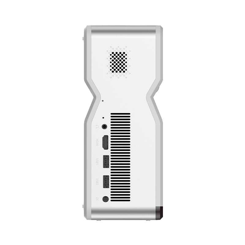 جهاز عرض Avetron المحمول بتقنية DLP - دقة 1080 بكسل أصلية، 240 لومن ANSI، يدعم 4K، نظام أندرويد 9، ذاكرة 4 جيجابايت + 32 جيجابايت، واي فاي ثنائي النطاق، بلوتوث 5.0، مكبر صوت 3 وات