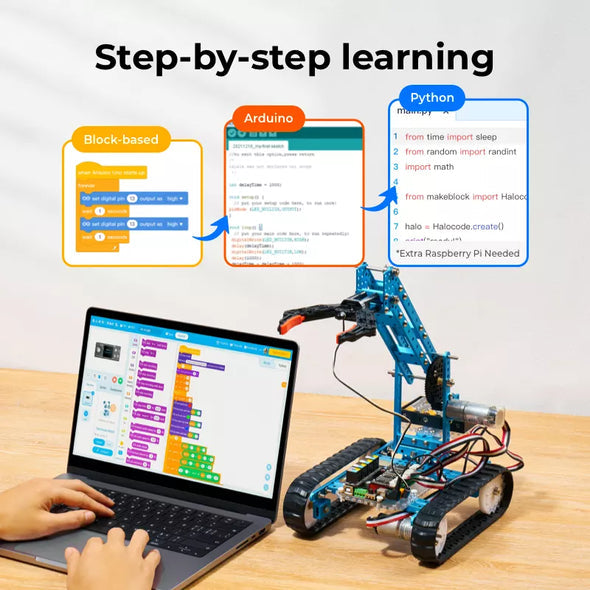 Makeblock mBot Ultimate 10-in-1 Robot Kit – Advanced STEM Learning with Arduino & Raspberry Pi Compatibility