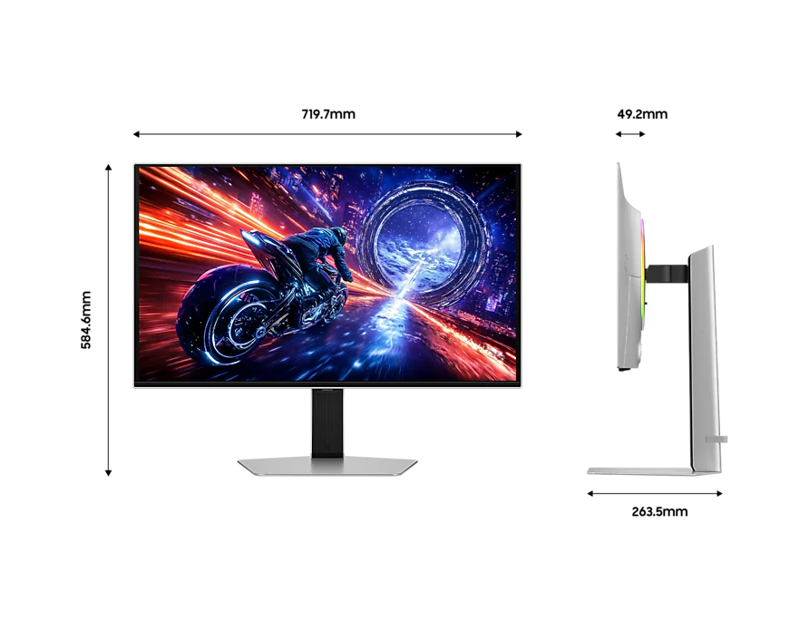 Samsung 27″ Odyssey OLED G6 (LS27FG600) – QHD 2560×1440, 500 Hz, 0.03 ms, OLED, FreeSync Premium Pro, Glare-Free
