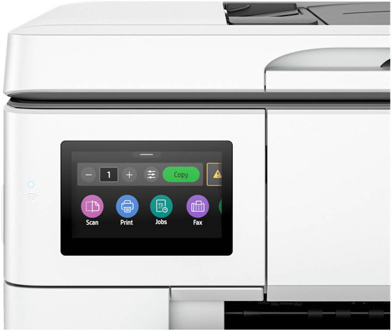 HP OfficeJet Pro 9730 Wide Format All-in-One Printer, Print, Copy, Scan, Up to 34 ppm Print Speed, Automatic Duplex Printing, Up to 4800x1200 Optimized dpi 1200x1200 Rendered dpi, White