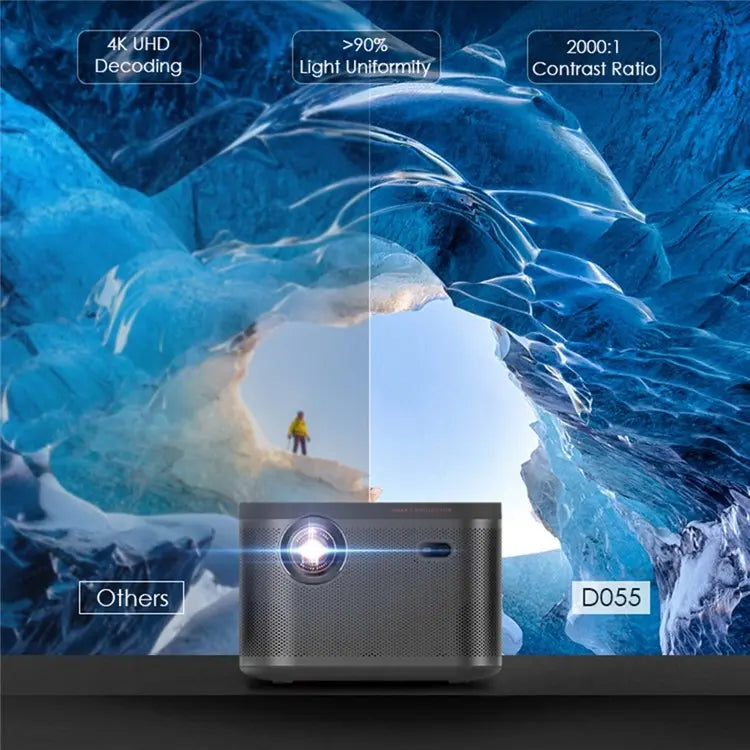 Hotack D055 700 High Lumens Native 1080p Full HD DLP LED Video Portable Home Theatre Mini Projector 4K Projector