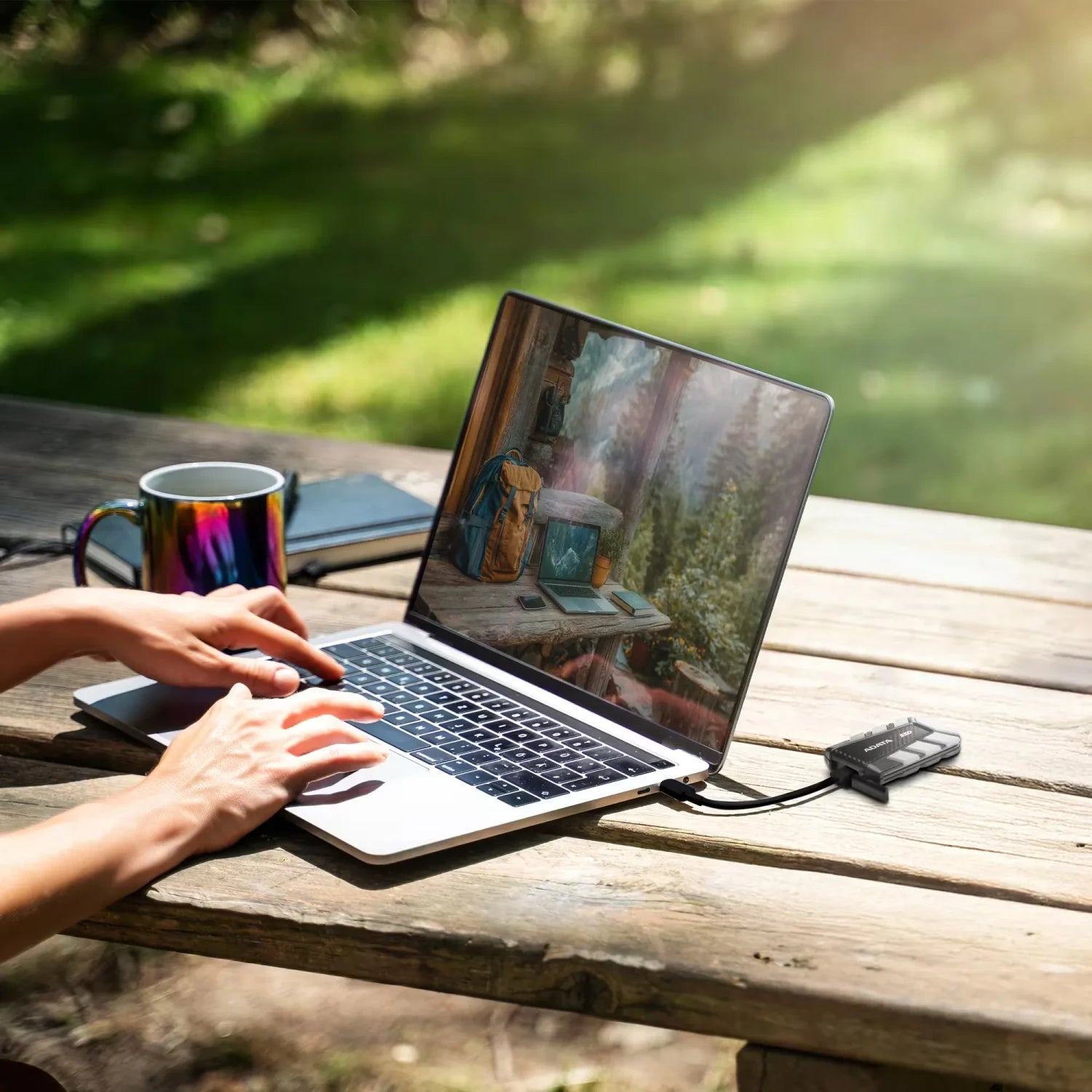 ADATA SD820 2TB Rugged External SSD – IP68 Waterproof, MIL-STD-810G Drop-Resistant, USB 3.2 Gen 2×2, Up to 2000 MB/s High-Speed Portable Storage