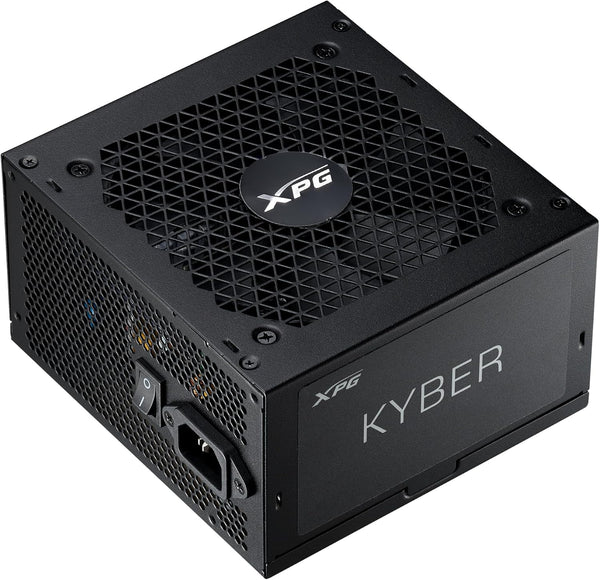 XPG Kyber 850W 80 Plus Gold Certified Non-Modular ATX 3.1 Power Supply w 6+2 Pin Connectors wIndustrial Level Protection & Premium Capacitors, 120mm Fan wintelligent fan control