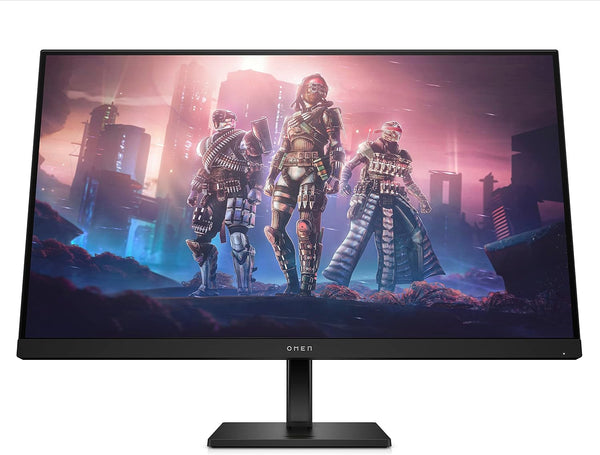 HP OMEN 32q Gaming Monitor, 31.5 Inch, 2560 x 1440 (QHD), IPS, Flat, 165Hz, 1ms, 400 nits, FreeSync Premium, DisplayPort and 2x HDMI 2.0, Eyesafe certified, Black