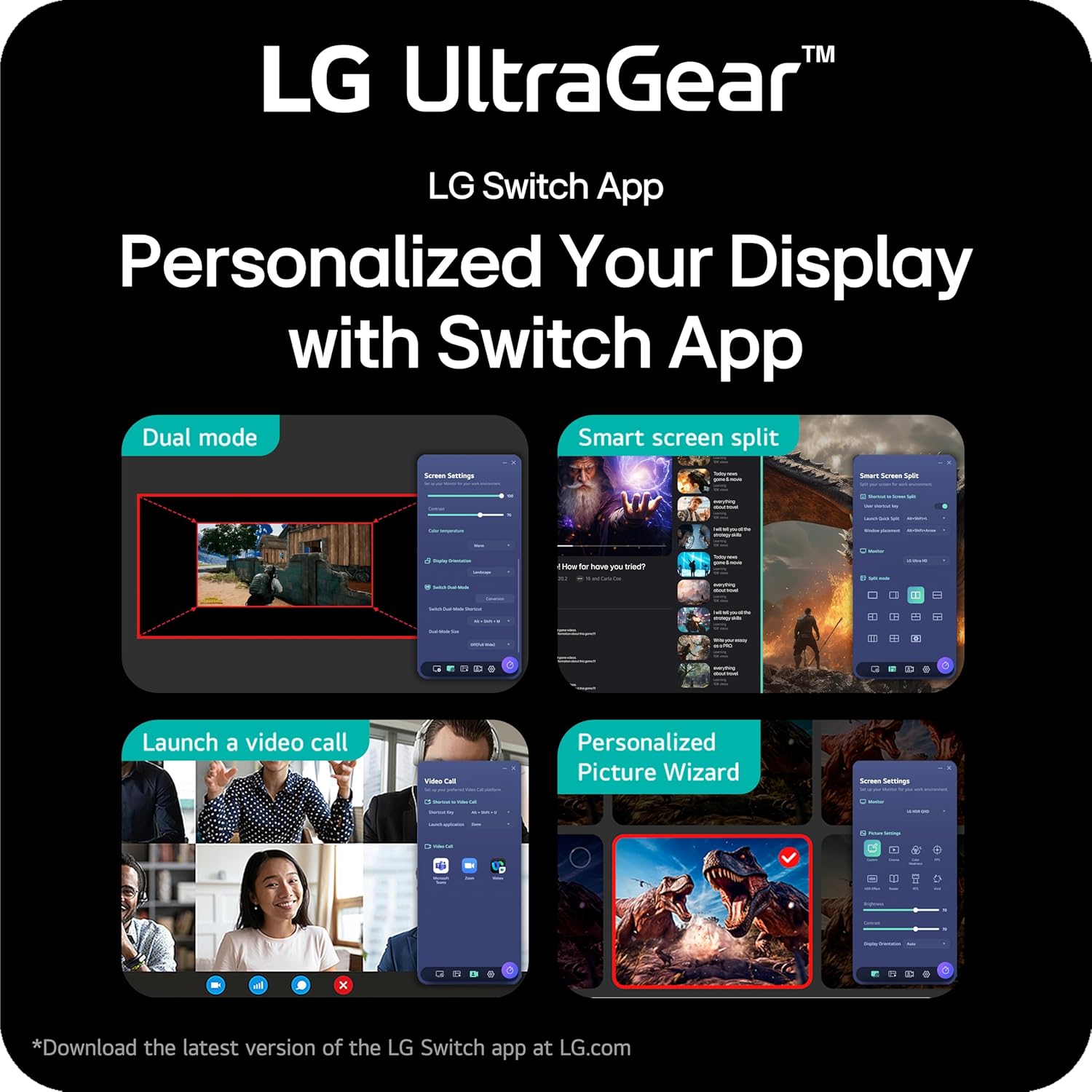 LG UltraGear 24G411A-B 24″ Gaming Monitor – FHD IPS 144Hz (Overclock), 1ms MBR, NVIDIA G-SYNC® Compatible & AMD FreeSync™, HDR10, HDMI & DisplayPort