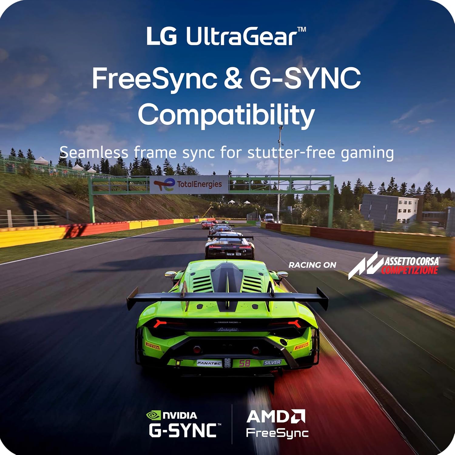 LG UltraGear 24G411A-B 24″ Gaming Monitor – FHD IPS 144Hz (Overclock), 1ms MBR, NVIDIA G-SYNC® Compatible & AMD FreeSync™, HDR10, HDMI & DisplayPort