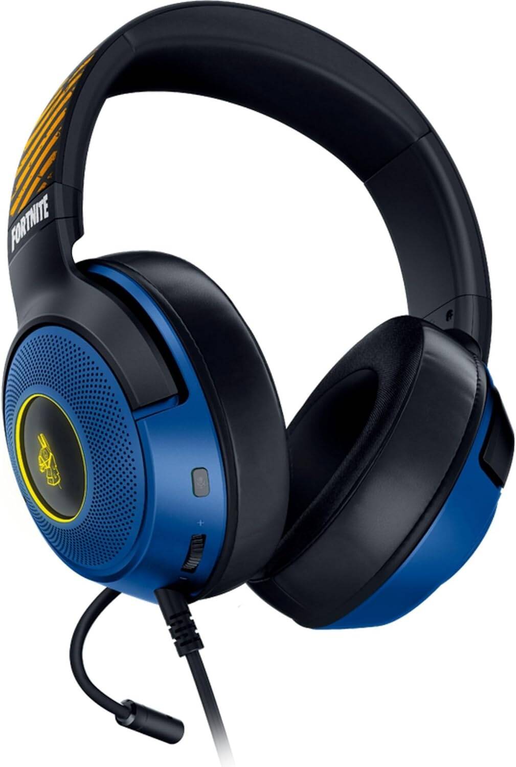 Razer Kraken V3 X Wired USB Gaming Headset - Fortnite Edition, 40mm TriForce Drivers, Chroma RGB Lighting, HyperClear Cardioid Mic, 7.1 Surround Sound, 285g Lightweight, Blue