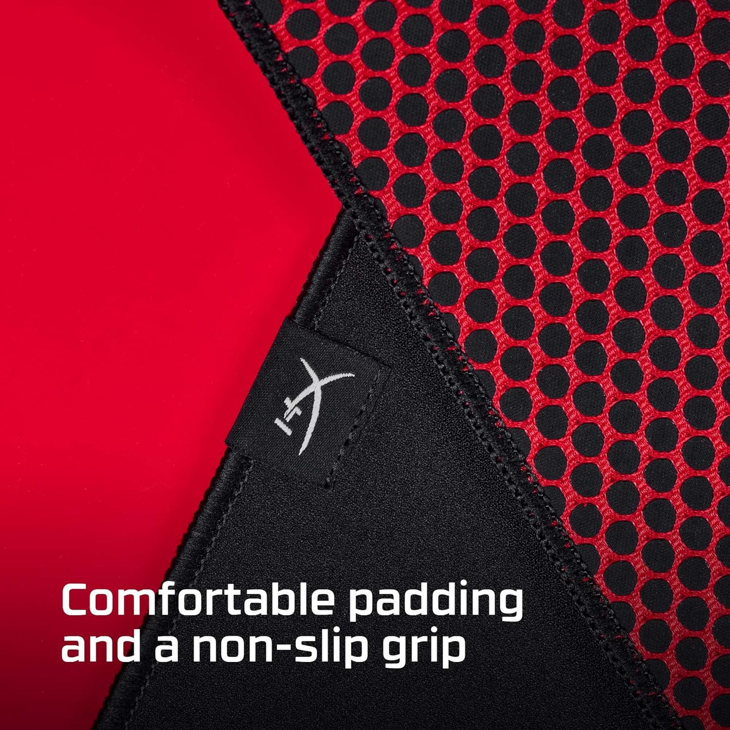 HyperX 4Z7X3AA Pulsefire Mat – Gaming Mouse Pad –  Precise Cloth Surface – Antifray Flush Stitching – Non-Slip Rubber Base, Black