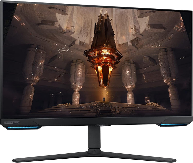 SAMSUNG Odyssey G70B Series 32-Inch 4K UHD Gaming Monitor, IPS Panel, 144Hz, 1ms, HDR 400, G-Sync and FreeSync Premium Pro Compatible, Ultrawide Game View