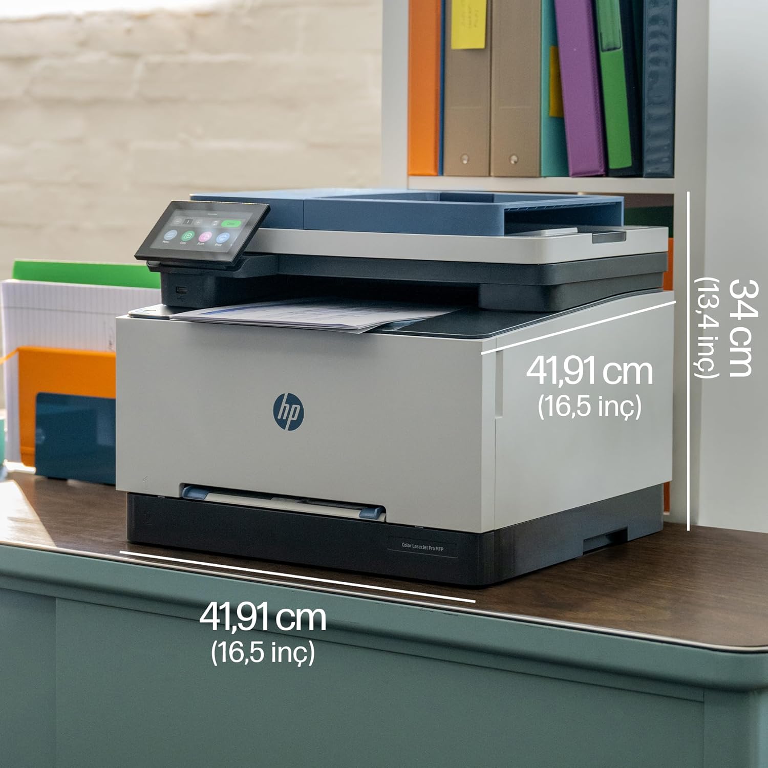 HP Color LaserJet Pro MFP 3303fdw – Fast Color Laser All-in-One (Print/Copy/Scan/Fax), 25 ppm, Auto Duplex, 4.3″ Touchscreen, Dual-Band Wi-Fi