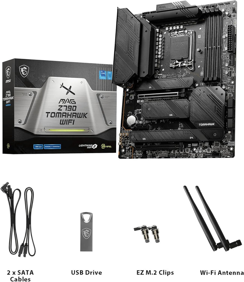 اللوحة الأم MSI MAG Z790 TOMAHAWK WIFI LGA 1700 ATX