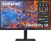 Samsung ViewFinity S8 S80PB 27″ 4K UHD IPS Monitor – 350 cd/m², HDR400, USB-C 90 W, 98% DCI-P3, Matte Display